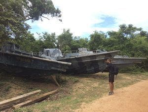 lanchas militares LTTE instalaciones