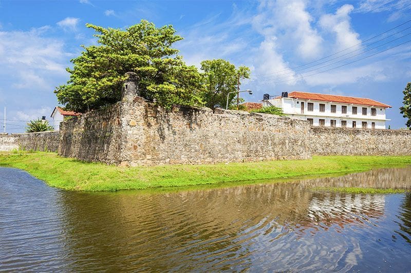 Muro del fuerte de Batticaloa 