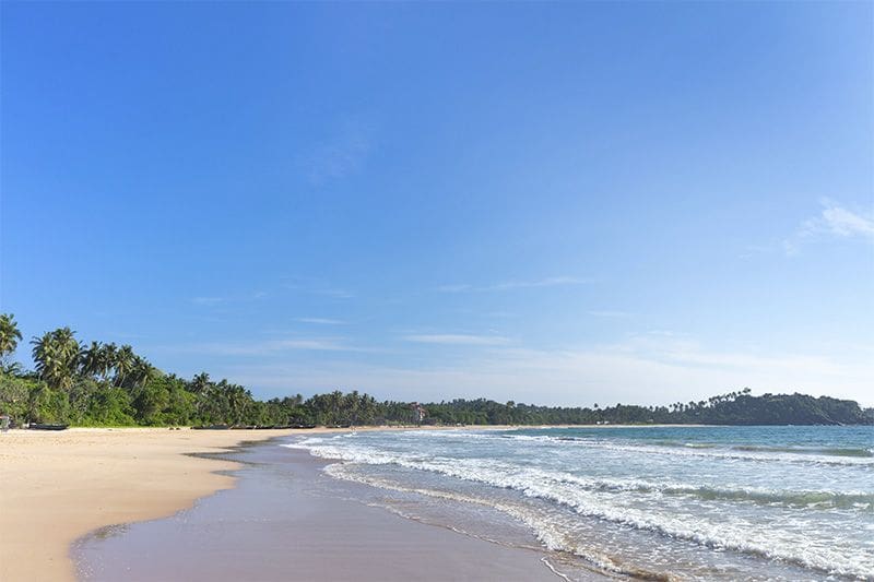 Bahia de Talalla Sri Lanka desierta