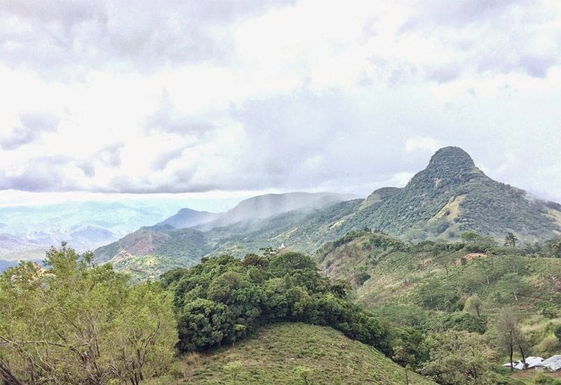 Vistas en la ruta de Dothalugala en Knuckles Conservation Forest