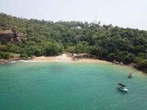 foto con dron de Jungle Beach en Unawatuna