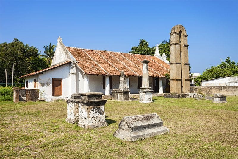 iglesia holandesa en Kalpitiya Sri Lanka