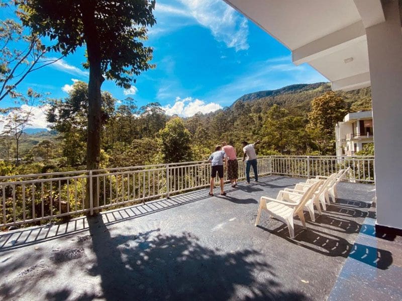 adams peak sri lanka foto de terraza hotel