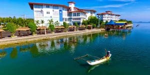 batticaloa costa este sri lanka laguna y hotel