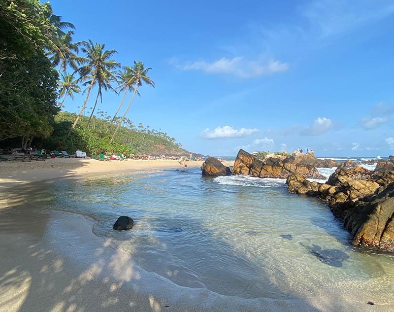 Secret Beach playa Mirissa Sri Lanka