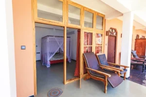 habitacion doble en Coppenrath Hostel Tangalle costa sur de sri lanka