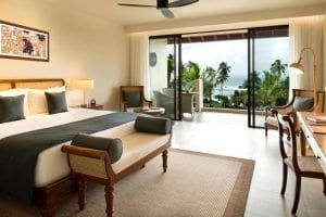 hoteles en sri lanka habitacion de lujo con vistas al mar de Anantara Peace Haven Tangalle Resort