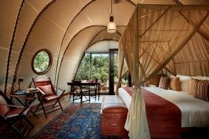 hoteles en sri lanka interior de tienda de lujo en Wild Coast Tented Lodge Yala