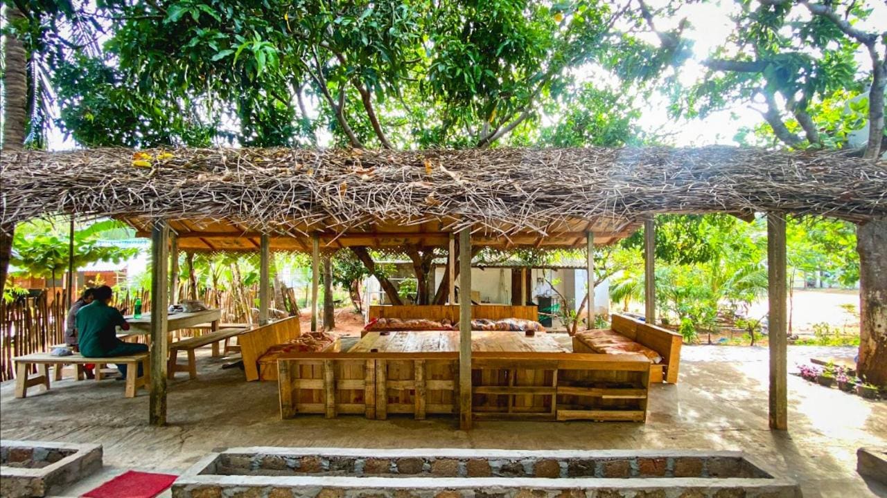 zona comun exterior en Laughing Leopard Trinco
