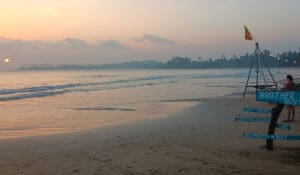 Dikwella Beach atardecer