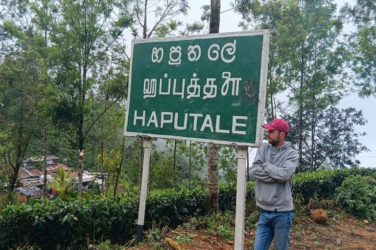 Haputale Sri Lanka cartel y yo