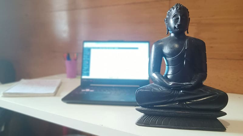 compras en sri lanka artesania estatua de buda
