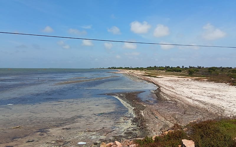 costa en Ariyalai al sur de Jaffna