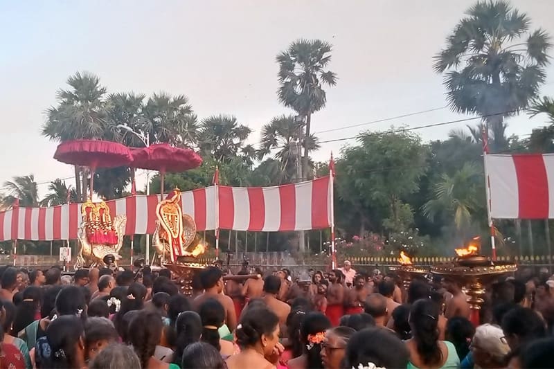 festival Nallur Jaffna gente y celebraciones