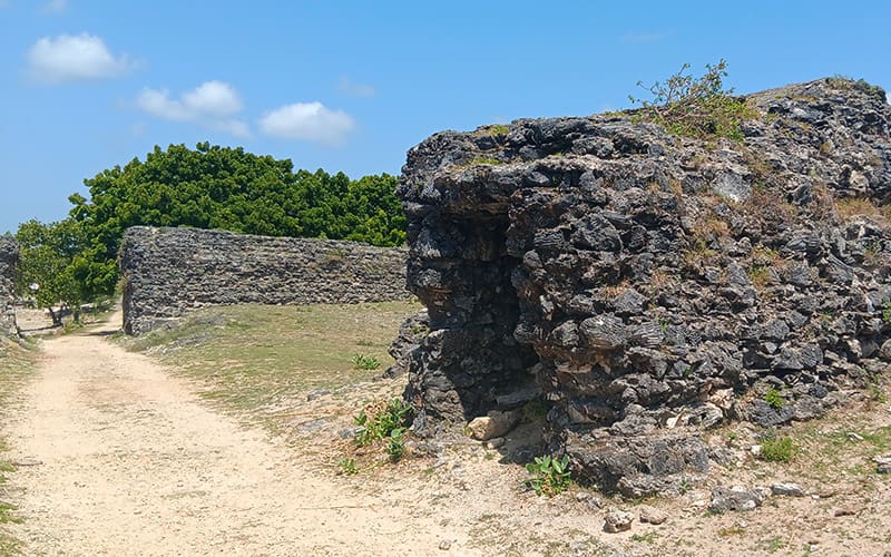 isla kays jaffna ruinas fuerte holandes