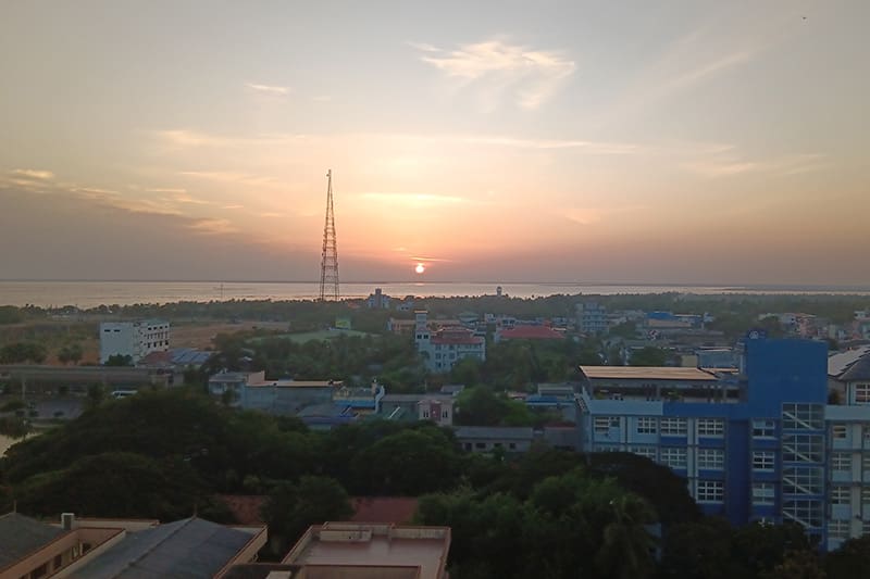 vistas atardecer Jaffna