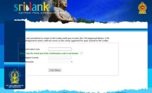 comprobar estado visado sri lanka