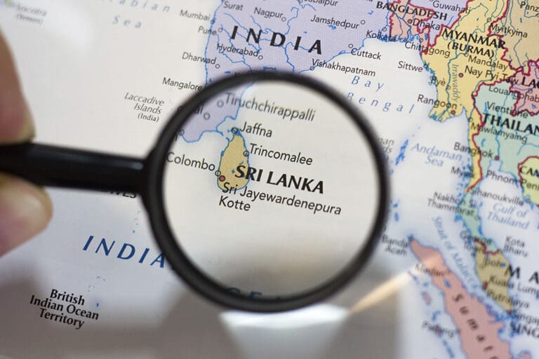donde esta sri lanka