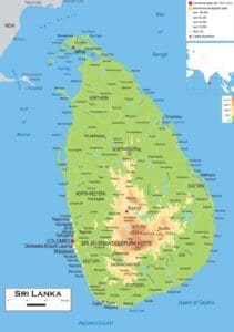 donde esta sri lanka en el mapa