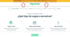 banner heymondo black friday con descuento