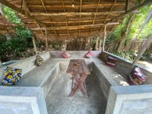 Lazy Monkey Surf Hostel sitting area
