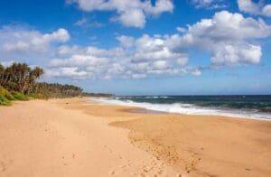 Playa de Rekawa en Tangalle Sri Lanka