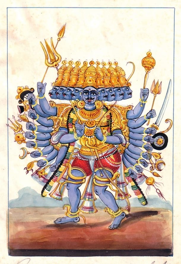 Ravana dios hindu rey Lanka