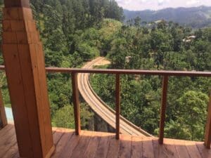 Vistas Puente Ella desde habitacion hotel