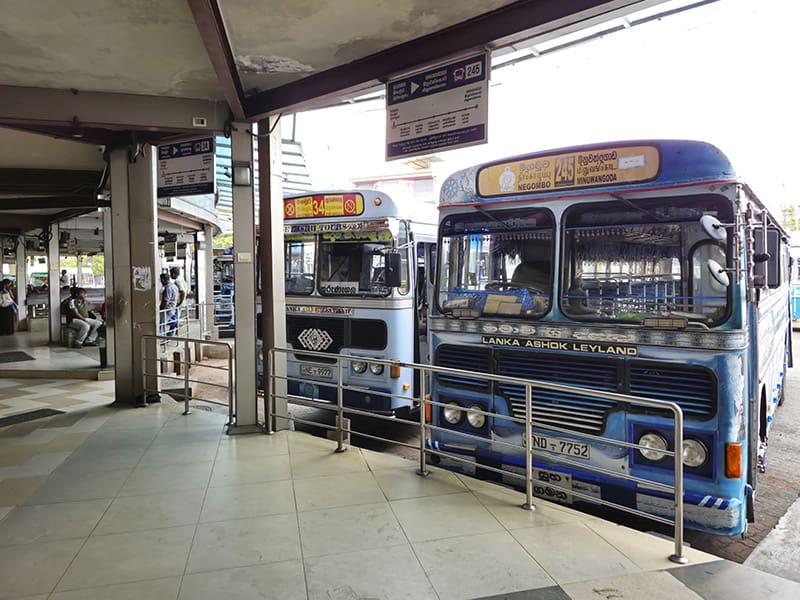 terminal de buses de negombo sri lanka
