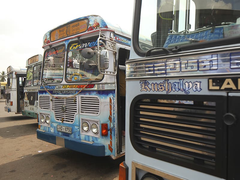 alquilar coche sri lanka buses locales