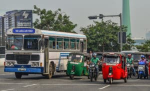 conducir en Sri Lanka trafico Colombo