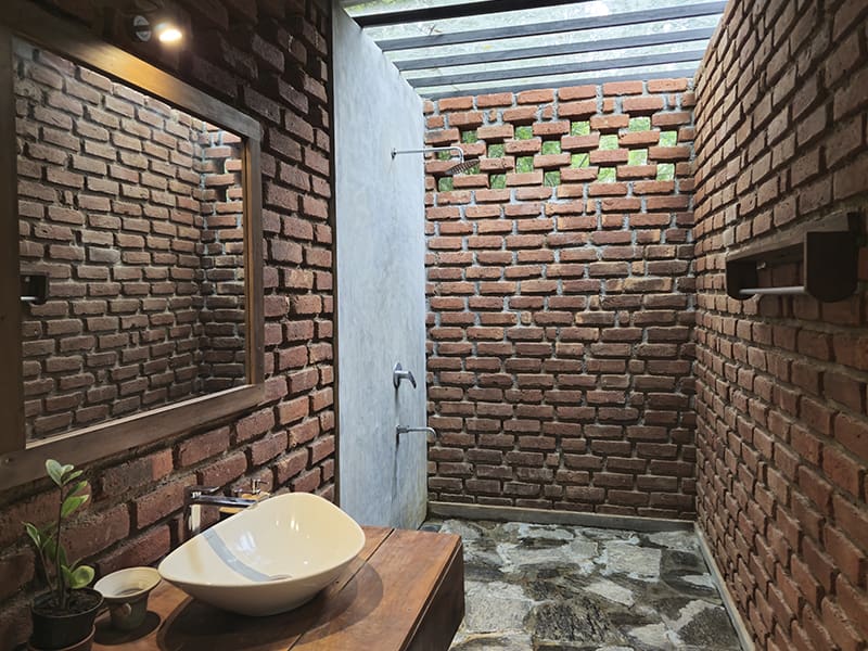 baño hotel Gabaa Resort Spa Habarana