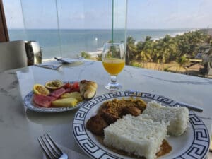 desayuno hotel Regal Reseau Negombo