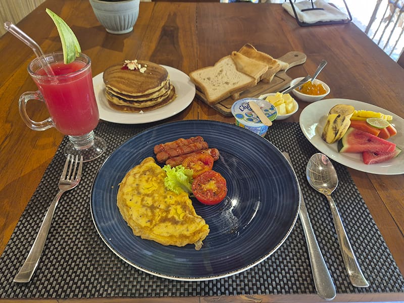 desayuno hotel gabaa resort Habarana