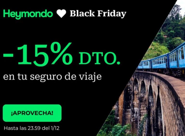 Heymondo Black Friday Descuento 2025 banner portada