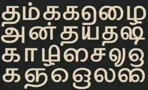 idiomas oficiales sri lanka caracteres tamil