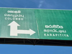 idiomas sri lanka cartel cingales tamil ingles