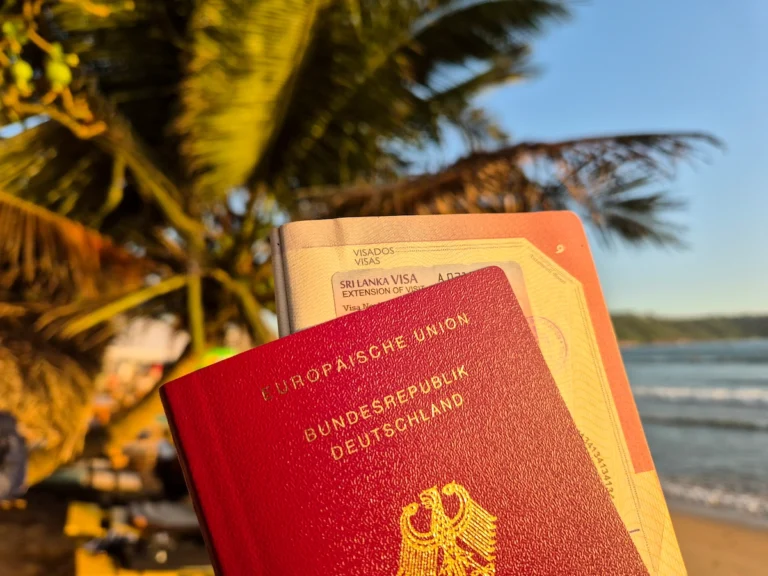 extension visado sri lanka pasaportes