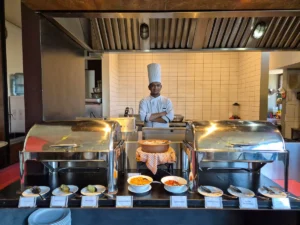 chef y cocina en hotel Lake Avenue Kandy