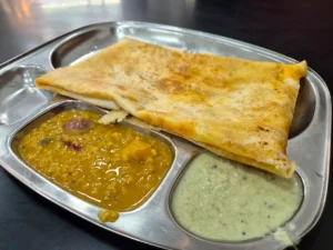 dosa en sri krishna dosai restaurante comida tamil en kandy