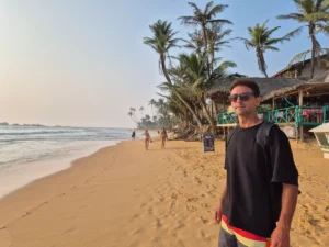 playas de Hikkaduwa Sri Lanka yo paisaje