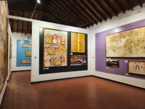 galeria de pinturas en museum wall paiting en dambulla