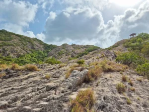 paisaje de montaña cuarzo rosa en namal uyana que ver en dambulla