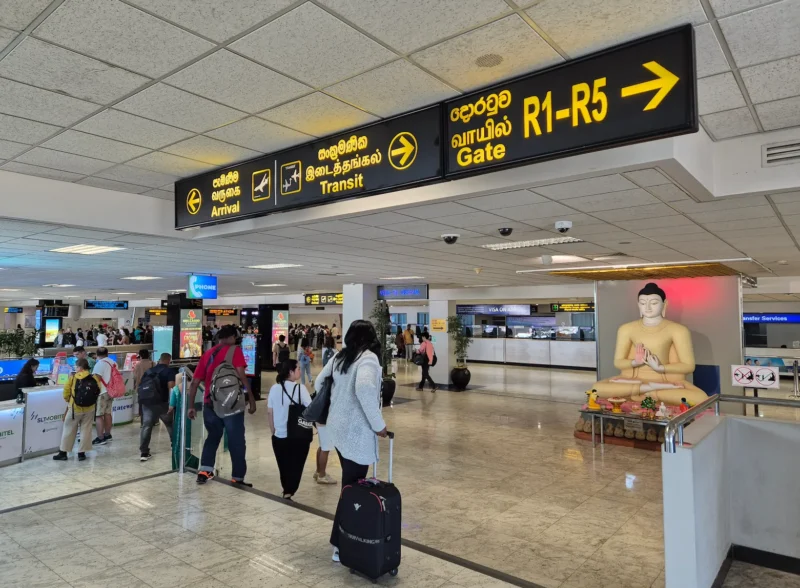 aeropuerto internacional bandaranaike sri lanka terminal llegadas