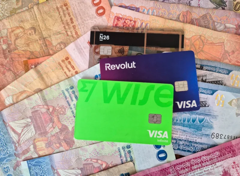 tarjetas de viaje wise n26 revolut sri lanka